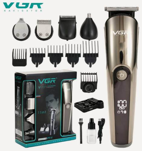 Изображение товара Набор для стрижки волос VGR V-107 11 в 1