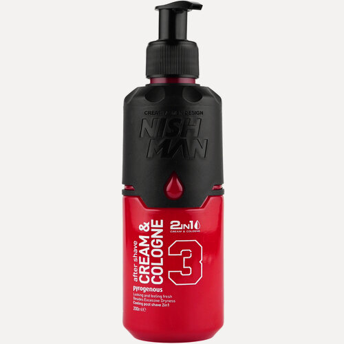 Изображение товара Крем после бритья NISHMAN AFTER SHAVE CREAM + COLOGNE 2in1(Аромат: PYROGENOUS), 200 мл