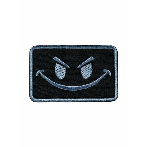Шеврон на липучке Злой смайл
