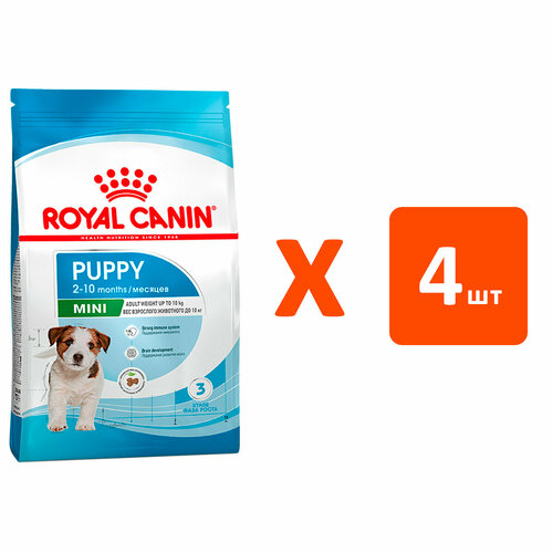 ROYAL CANIN MINI PUPPY для щенков маленьких пород 2 кг х 4 шт