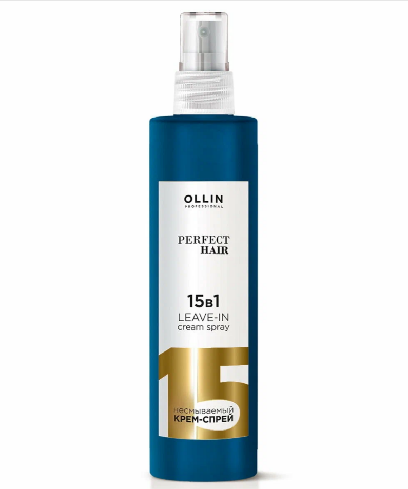 Крем-спрей для волос OLLIN PERFECT HAIR 15в1, несмываемый, 250мл