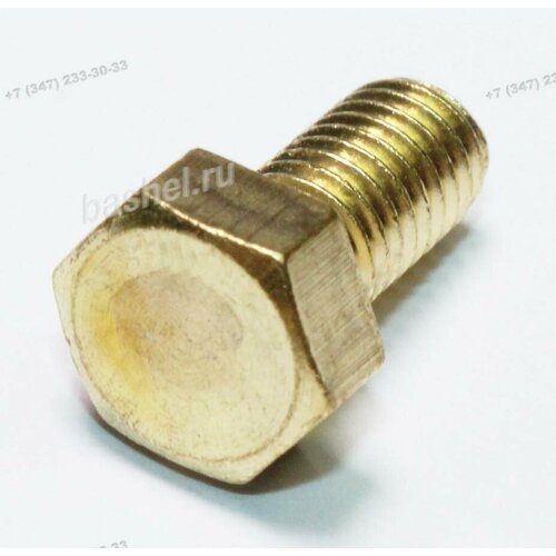 Болт М5х10 DIN 933 латунь электротовар 494₽