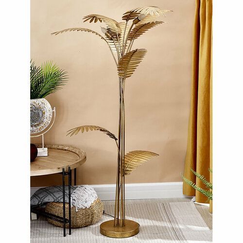 Напольный светильник Glasar нестандартная форма золотой 21278₽