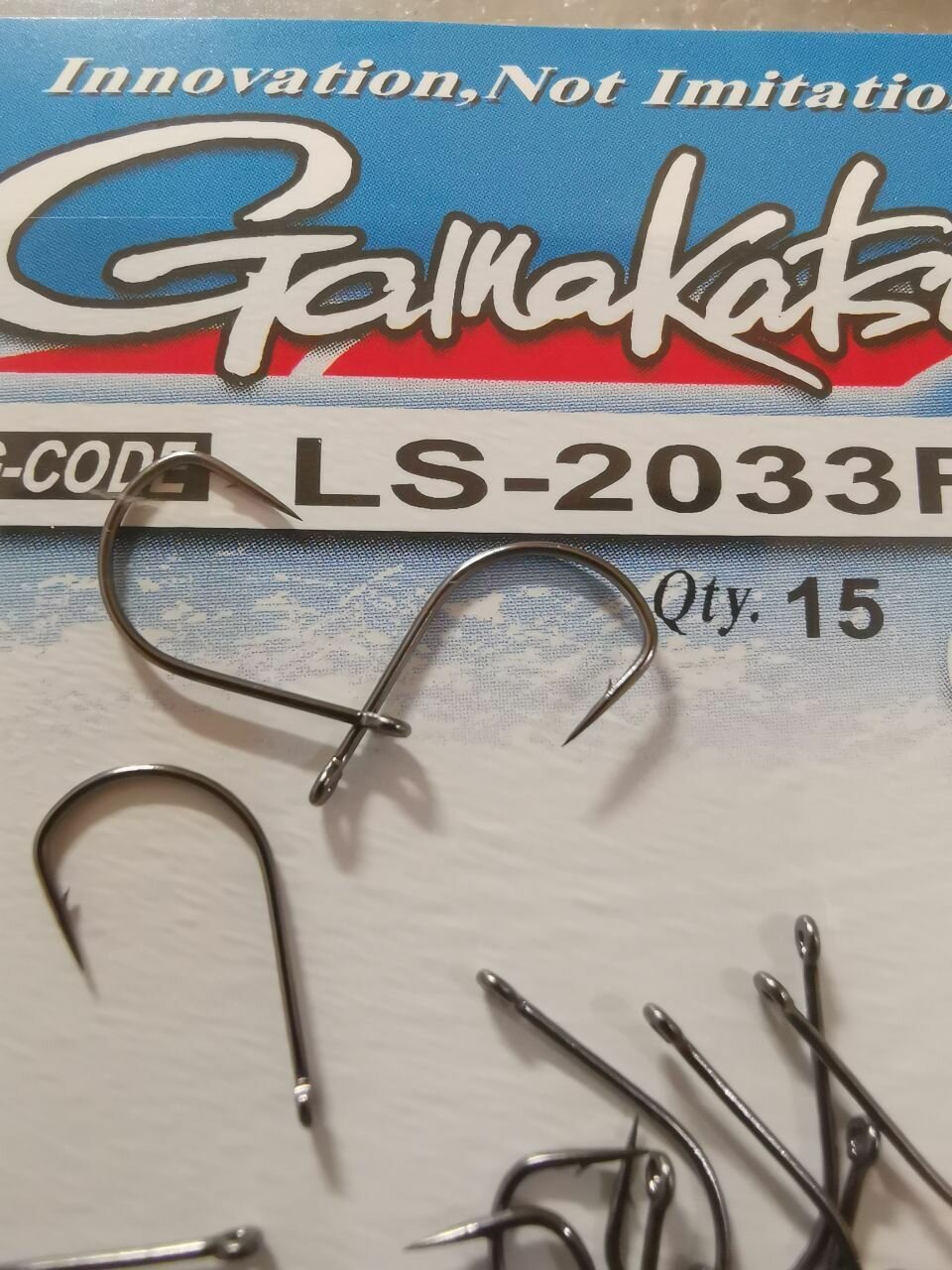 Крючки Gamakatsu LS-2033F №8 (15шт) — фото 1
