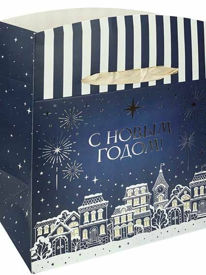 Пакет-коробка подарочная Миленд 