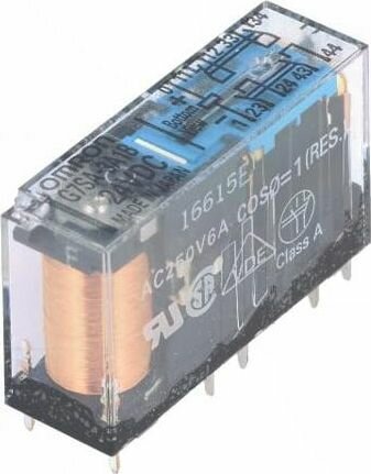Реле OMRON G7SA-3A1B DC24 Реле: электромагнитное 3PST Uобмотки: 24ВDC 6A/250ВAC 6A/30ВDC 1шт