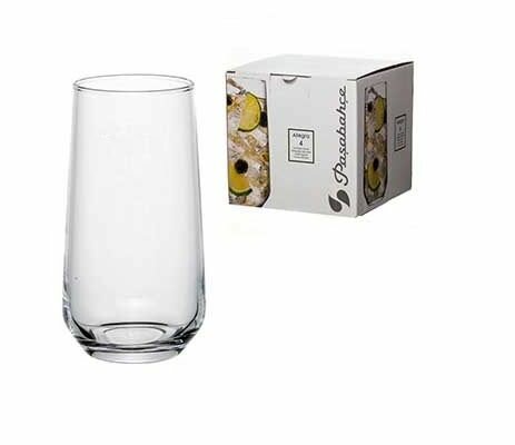 Набор 4-х стаканов Pasabahce "Allegra", стекло, прозрачный, 470 мл — фото 1