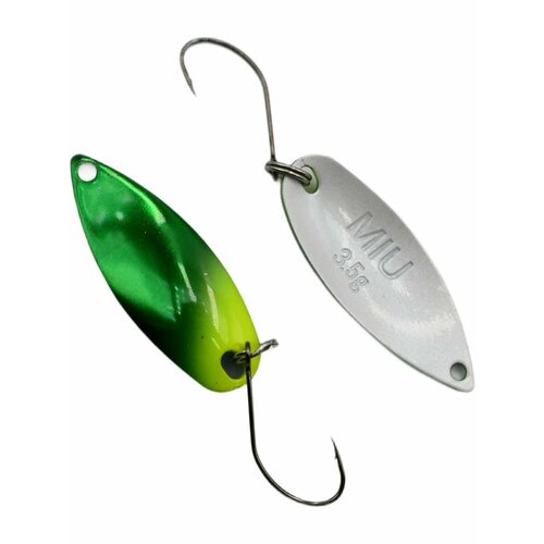 Блесна форелевая MIU Forest 3.5g микро колебалка ультралайт для спиннинга на форель, окунь, голавль, жерех, хариус, щуку, красноперку/ колеблющиеся блесна