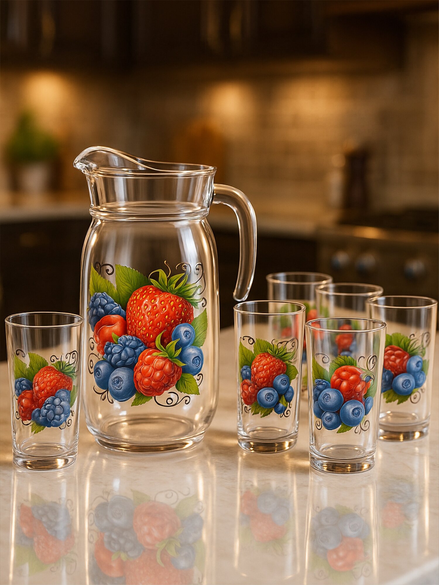 Набор для напитков MALIK "ассорти" 3324-Д 7пр 1х3 — фото 1