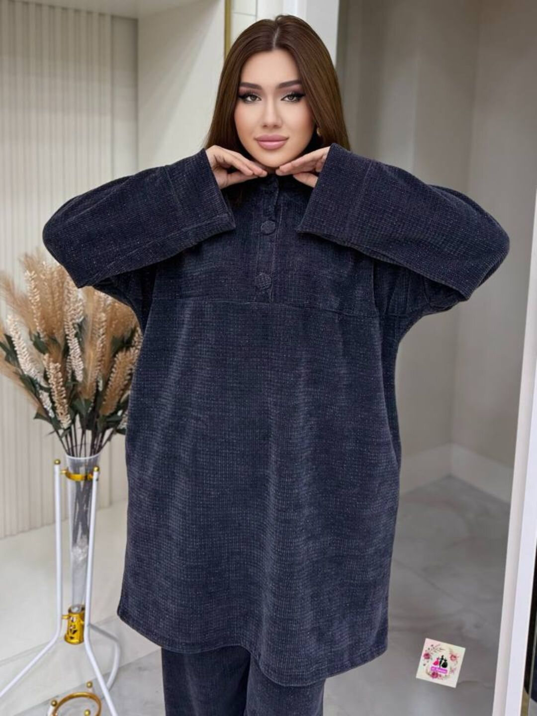 Комплект одежды , размер М, синий — фото 1