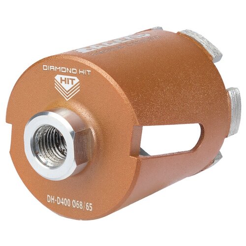 Алмазная коронка по бетону DIAMOND HIT для подрозетников DH-D400 68 мм