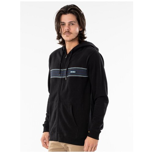 фото Толстовка rip curl surf revival z/t hood, пол м, цвет 90 black, размерm