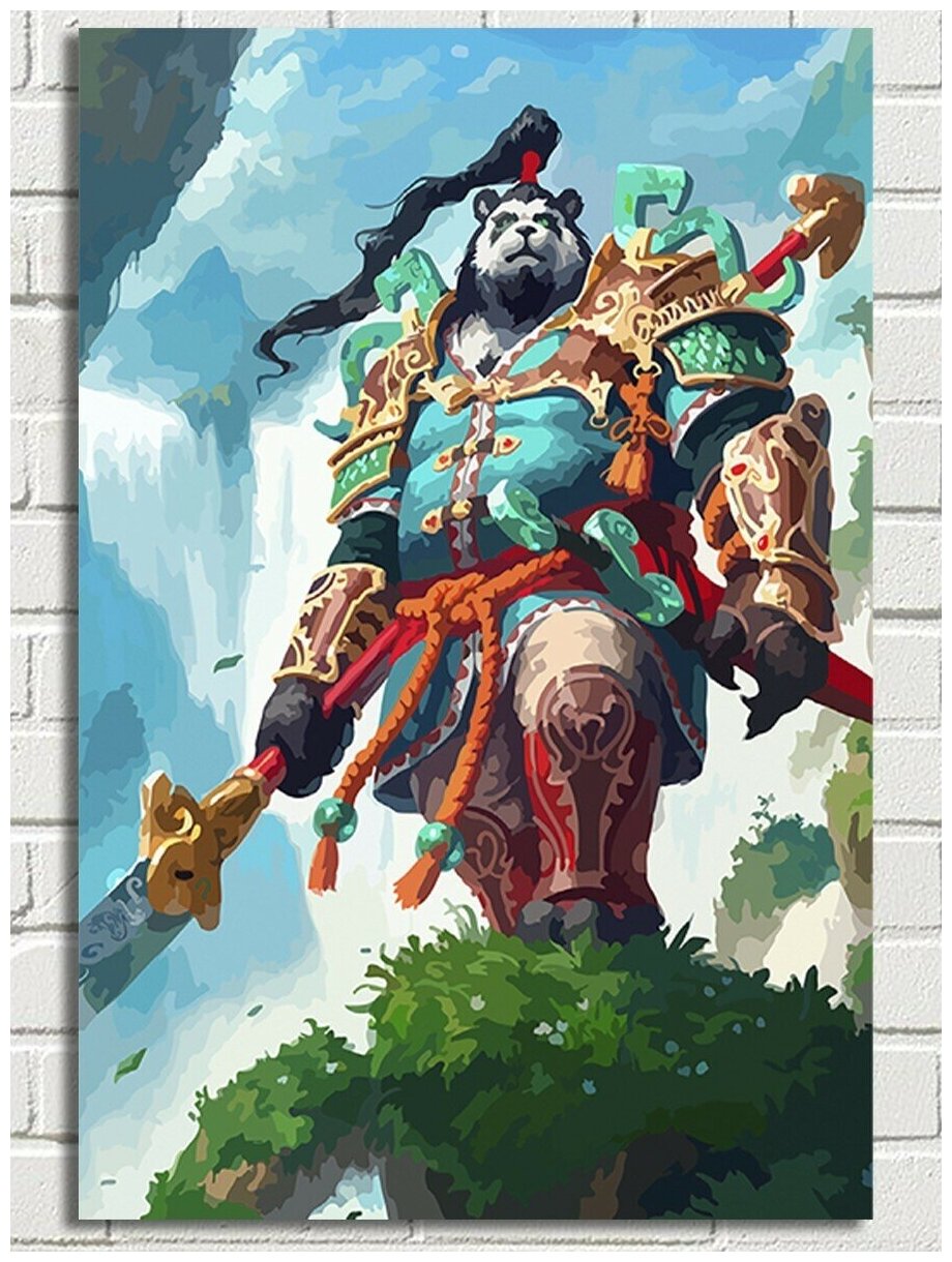 Картина по номерам игра Warcraft WOW World of Warcraft - 6741 В 60x40