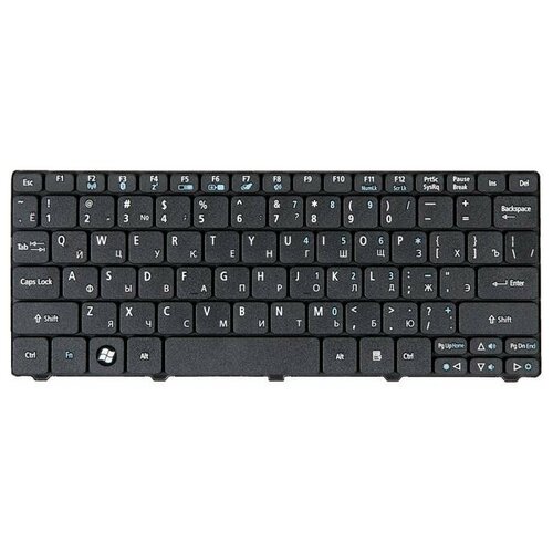 Клавиатура Acer Aspire One 521 532 D255 D260 D270 чёрная 1090₽