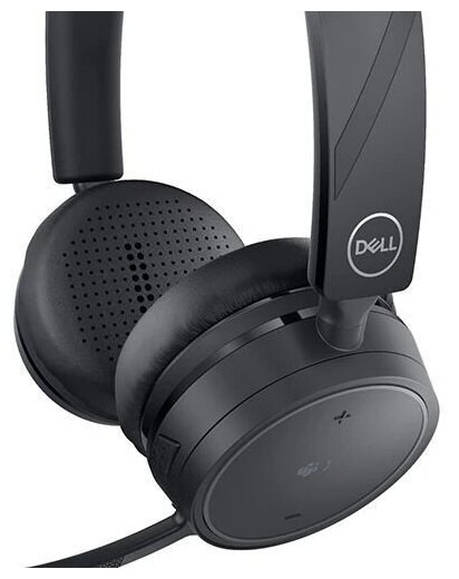 Наушники с микрофоном Dell Pro WL5022 черный накладные BT оголовье (520-AATM)