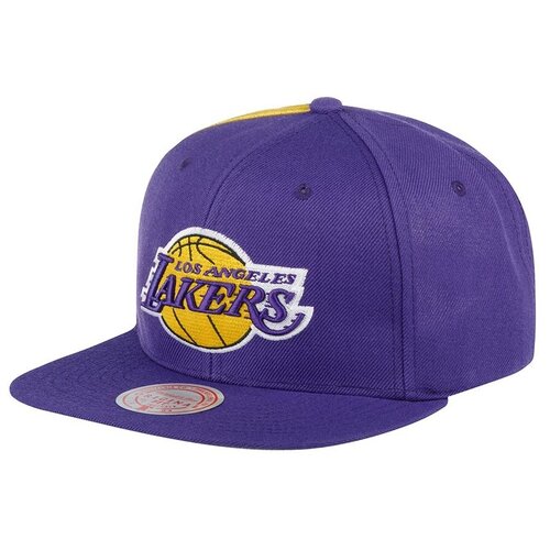 мужская фиолетовая футболка los angeles lakers slam dunk junk food Бейсболка Mitchell & Ness, размер OneSize, фиолетовый