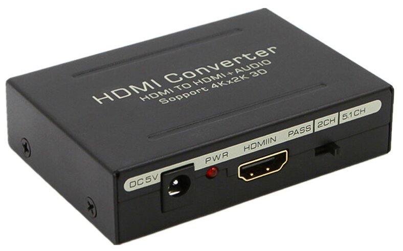 Разделитель сигнала PALMEXX AY60V14 HDMI to HDMI+Audio(Spdif+L/R) Extractor 2CH/5.1CH 4K*2K 3D