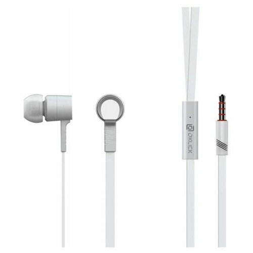 Гарнитура Oklick HS-S-220 вкладыши в ушной раковине провод 12 м белая 56300₽
