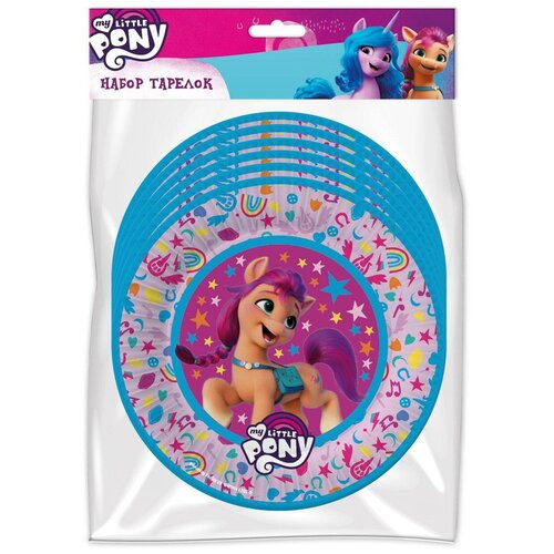 Тарелки бумажные ND Play My Little Pony-4, 6 шт, d 180 мм (299025)