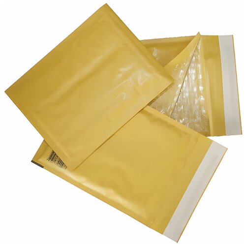 Конверт- пакеты с прослойкой из пузырчатой пленки (170х225 мм), крафт- бумага, отрывная полоса, комплект 10 шт С/0- G.10