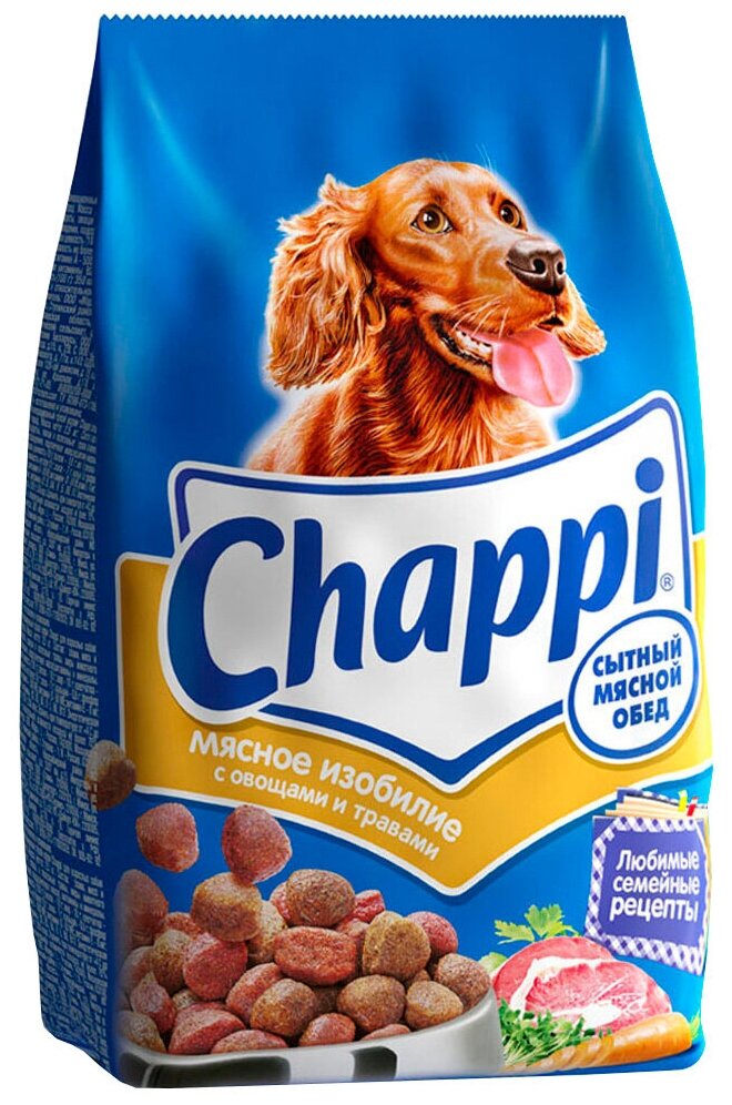 CHAPPI мясное изобилие для взрослых собак всех пород (2,5 кг)