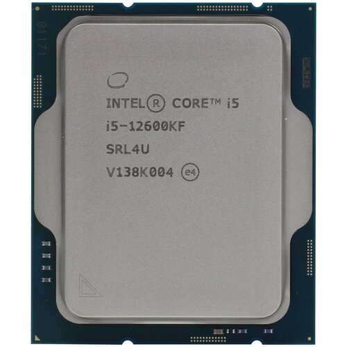 Процессор Intel Core i5-12600KF LGA1700, 10 x 3700 МГц, OEM процессор intel pentium gold g7400 lga1700 2 x 3700 мгц oem