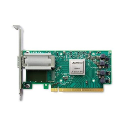 сетевой адаптер mcx416a ccat 100 gbe Сетевой адаптер Mellanox MCX515A-CCAT, черный