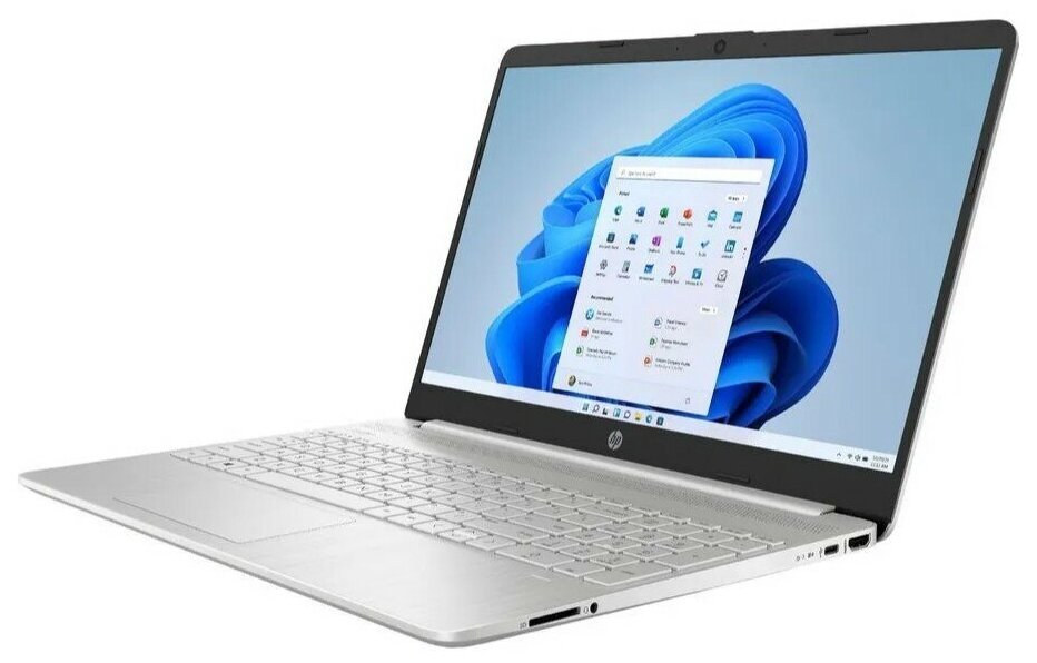 Ноутбук HP 156 IPS FHD 15s-eq2123ur 601H1EA silver