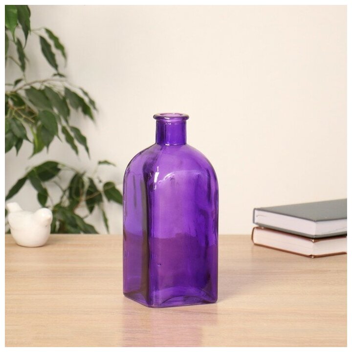 фото Ваза "Цитадель Штоф" фиолетовый d=2.5см, H=22см. V=1.1л