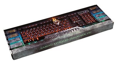 Клавиатура проводная Dialog Gan-Kata KGK-15U USB белый - фото №6