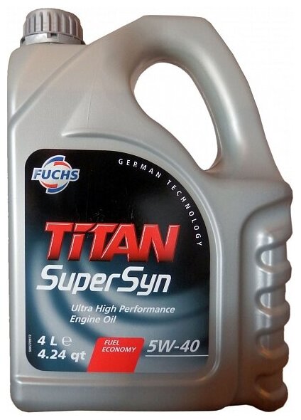 Моторное масло FUCHS TITAN SUPERSYN 5W-40 4л