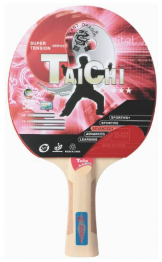 Ракетка для н/тенниса Giant Dragon Taichi, 1,9мм, ITFF
