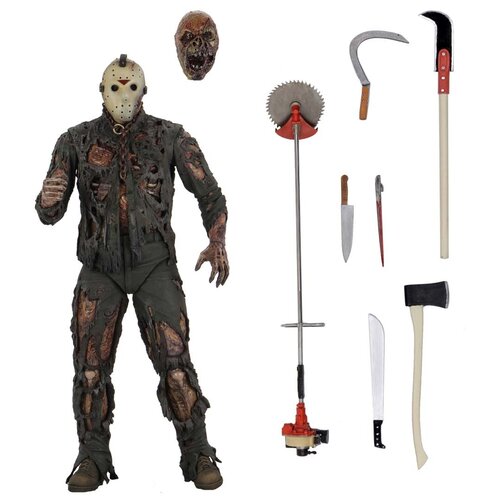 Фигурка Пятница 13-е Джейсон Вурхиз с оружием Friday the 13th Jason Voorhees (18 см)