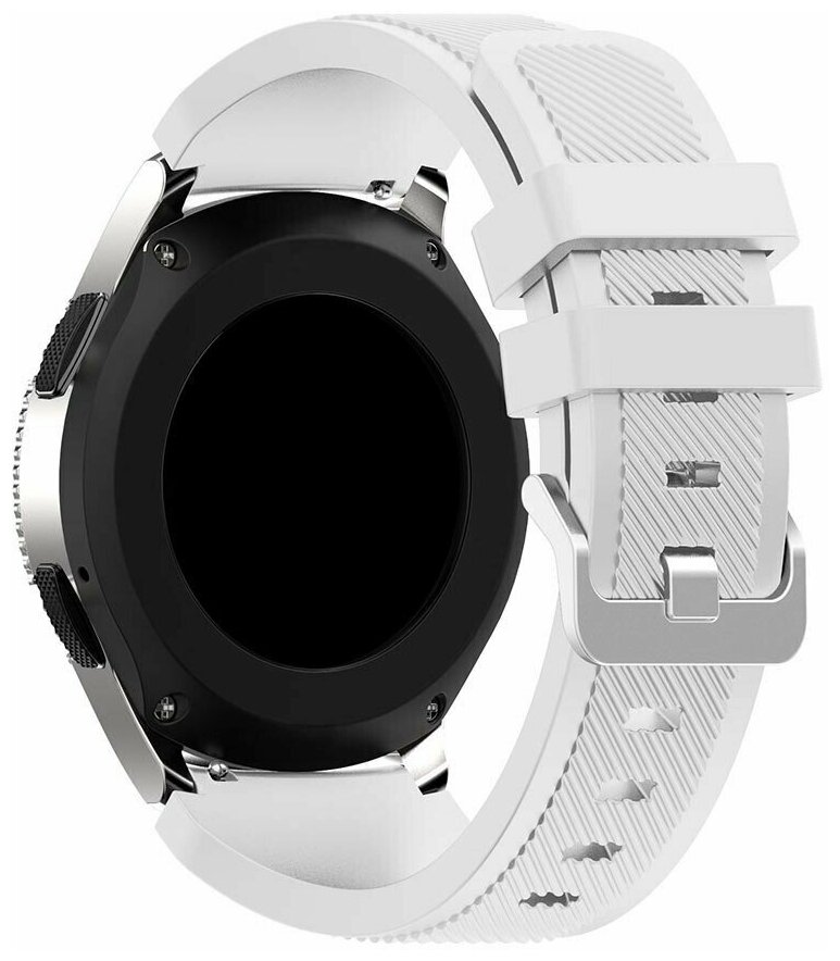 Силиконовый ремешок Twill Texture для часов Samsung Galaxy Watch 46