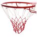 ONLYTOP Сетка баскетбольная, двухцветная, нить 3,2 мм, (2 шт)