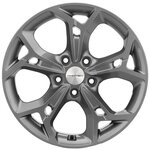 Колесный диск Khomen Wheels KHW1702 7x17 PCD 5x114.3 DIA 67.1 ET48.5 GRT - изображение