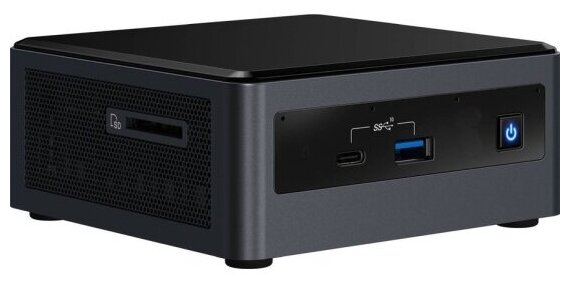 Nettop Intel NUC, Intel Core i7-10710U, 4.7 GHz Turbo, DDR4-2666 SODIMM (up to 64Gb max), VGA Intel UHD Graphics (USB-C(DP1.2)+HDMI 2.0a), 4xUSB3.1, 1