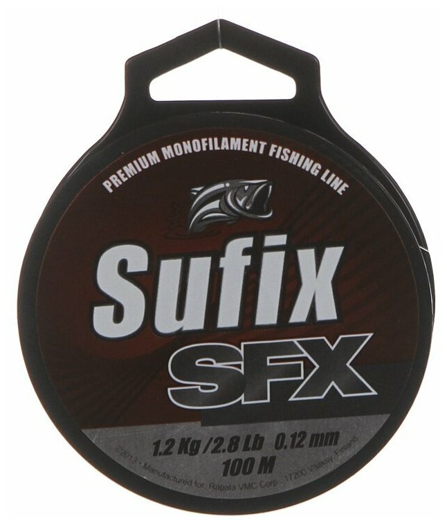 Sufix Леска монофильная SUFIX SFX CLEAR (DS1SU012024A9N (100 м 012мм) )