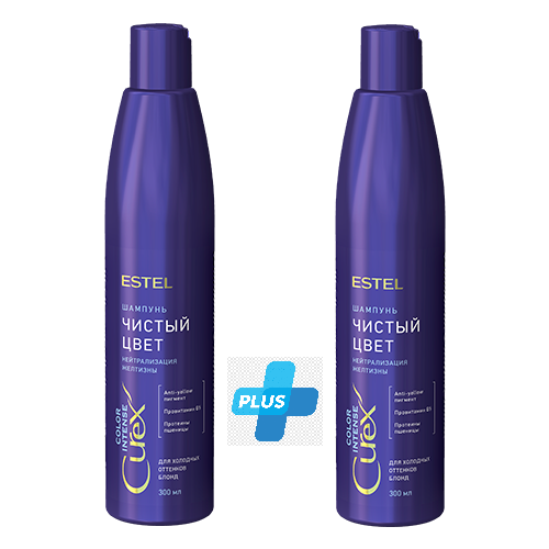 Комплект CUREX COLOR INTENSE Estel Professional (шампуньХОЛ+шампуньХОЛ), 600 мл