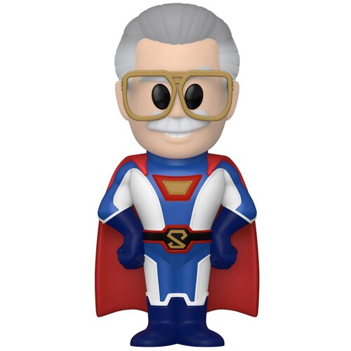 Фигурка Funko Vinyl Soda Superhero Stan Lee With Chase 58314, 10 см стэн ли создатель великой вселенной marvel – биография