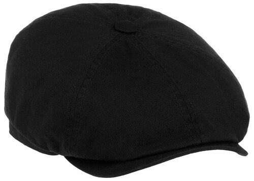 Кепка STETSON арт. 6641110 6-PANEL CAP COTTON TWILL (черный), размер 61