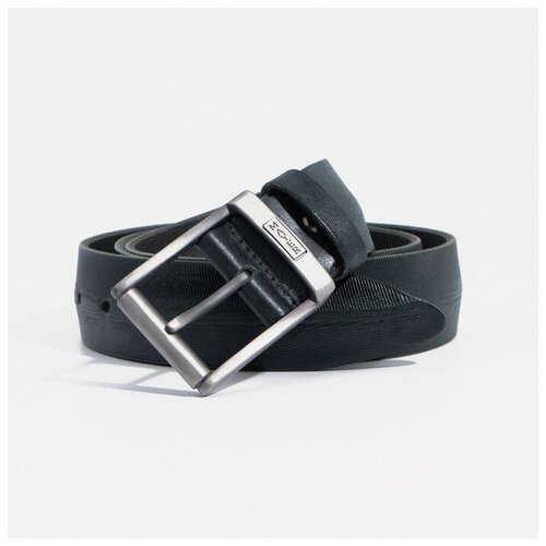 фото Ремень, ширина 4 см, винт, пряжка металл, цвет зелёный mayer