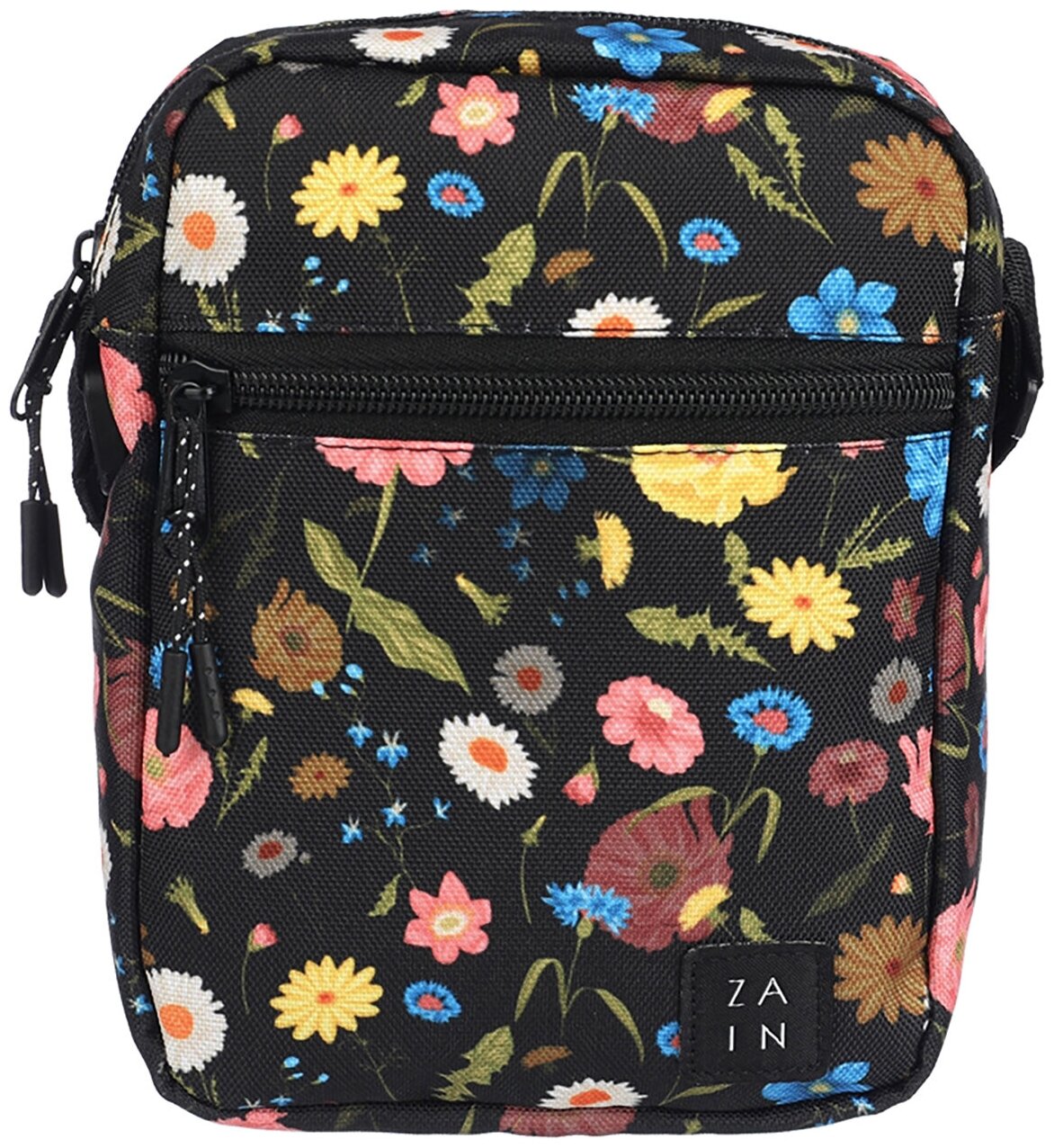 фото Сумка женская маленькая через плечо спортивная повседневная, цветы