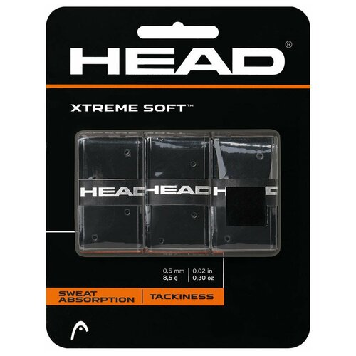 Обмотки HEAD Xtreme Soft 3шт Черный 285104-BK