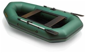 Лодка ПВХ "Компакт-255" гребная (цвет зеленый)