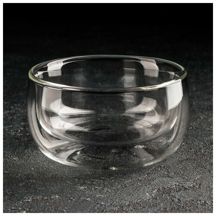 Пиала (чаша) с двойными стенками "Дуо", 300 мл, 11,5*6 см