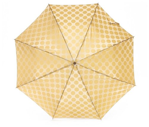 Зонт ZEST, автомат, 3 сложения, купол 104 см, 8 спиц, для женщин, желтый, золотой