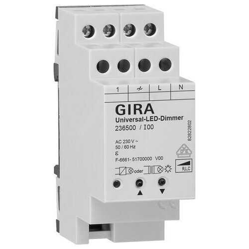 Gira мех. Диммер универсальный розетка gira 568403 system 55