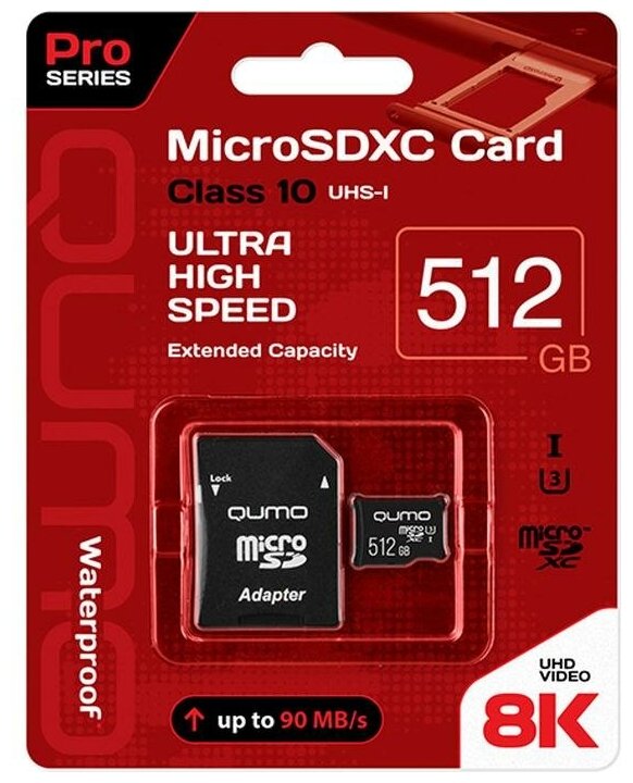 Карта памяти 512Gb SDXC Sandisk Extreme Pro Class 10 UHS-I U3 (SDSDXPA-512G-G46)  — купить по низкой цене на Яндекс Маркете