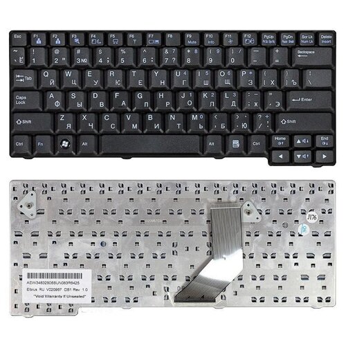 Клавиатура для ноутбука LG AEW34832820SUN08AH6097 черная 2600₽